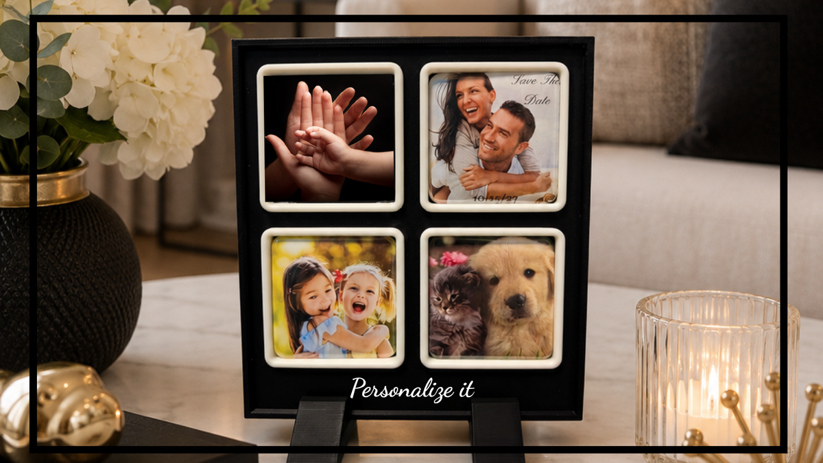 Black Square Photo Frame