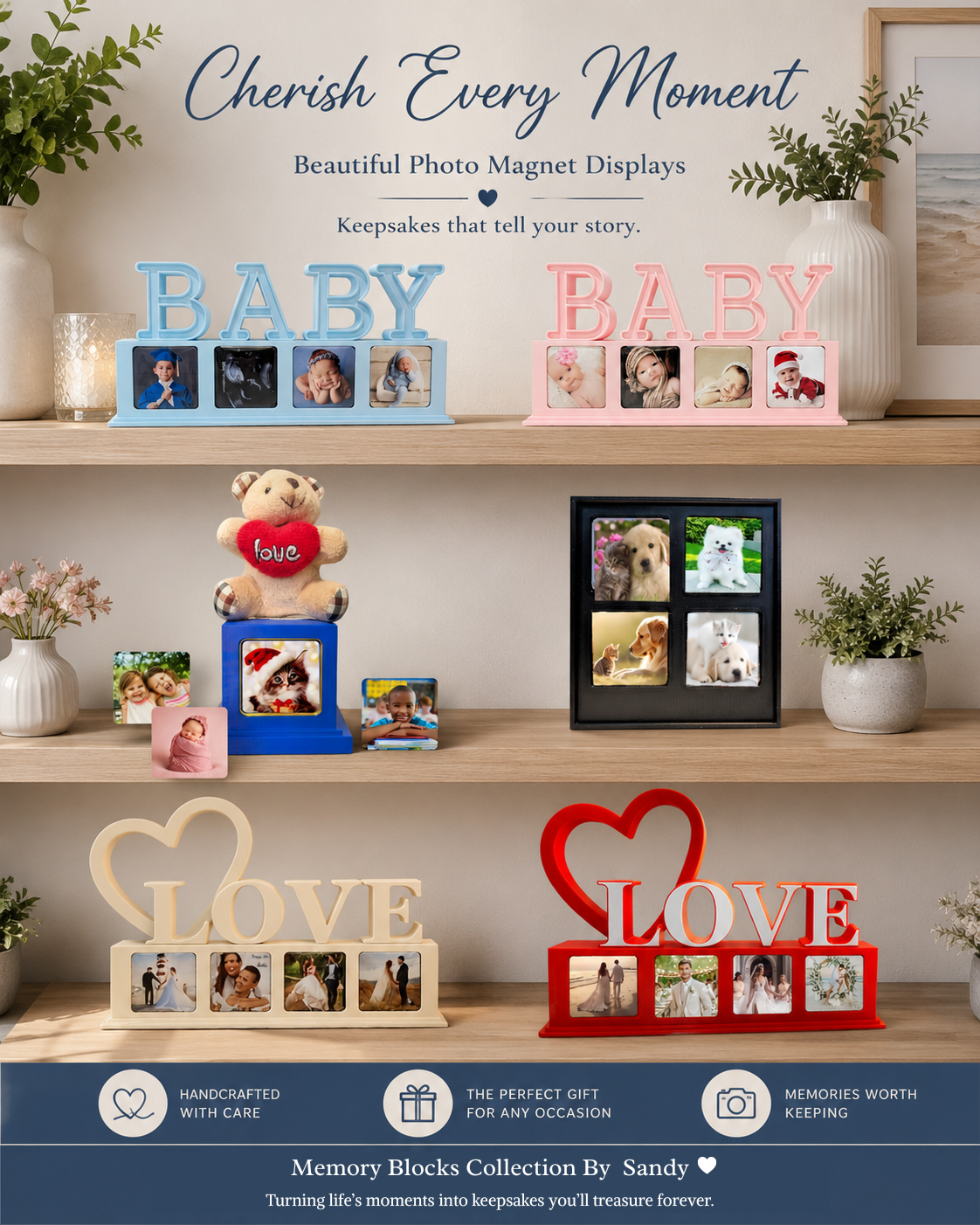 Photo Magnet Displays